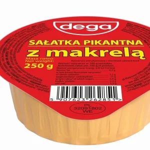 DEGA SALATKA PIKANTNA Z MAKRELI 250G