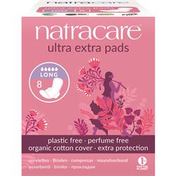 Natracare Ultra Extra Pads Long – 8 Pads