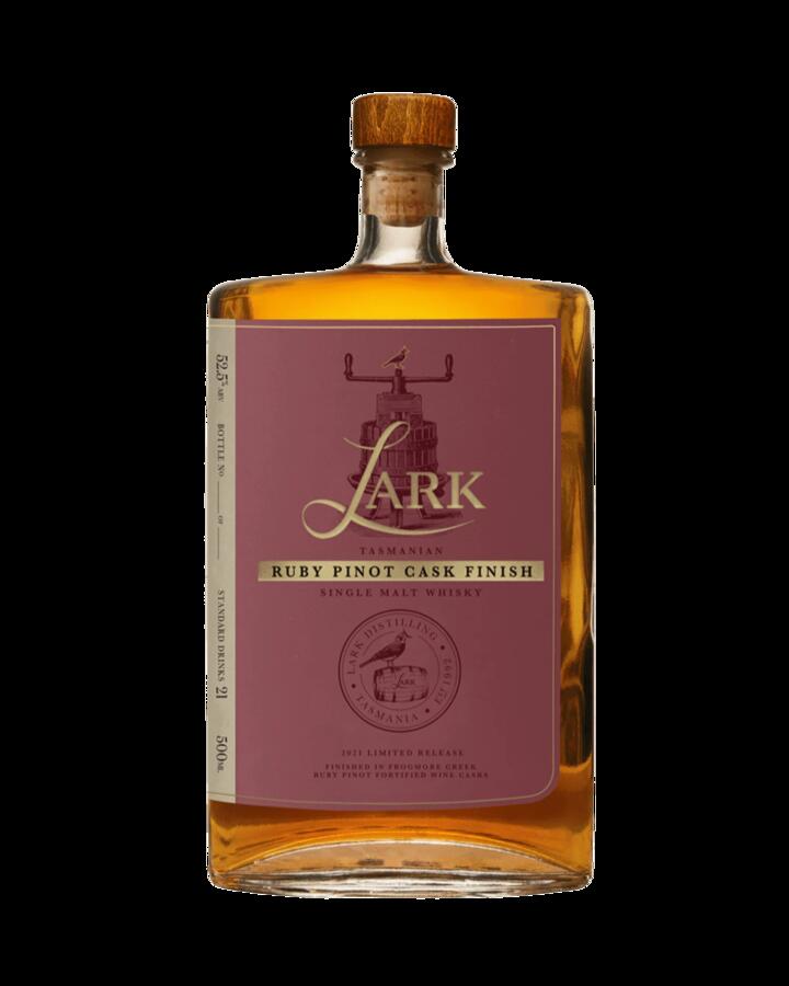 Lark Ruby Pinot Cask Finish Single Malt Australian Whisky (500mL)