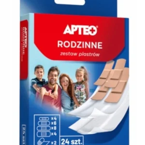 Zestaw plastrów z opatrunkiem Synoptis Pharma 24 szt.