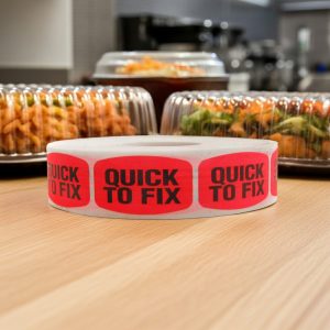 Quick to Fix Label Stickers – 1000/roll
