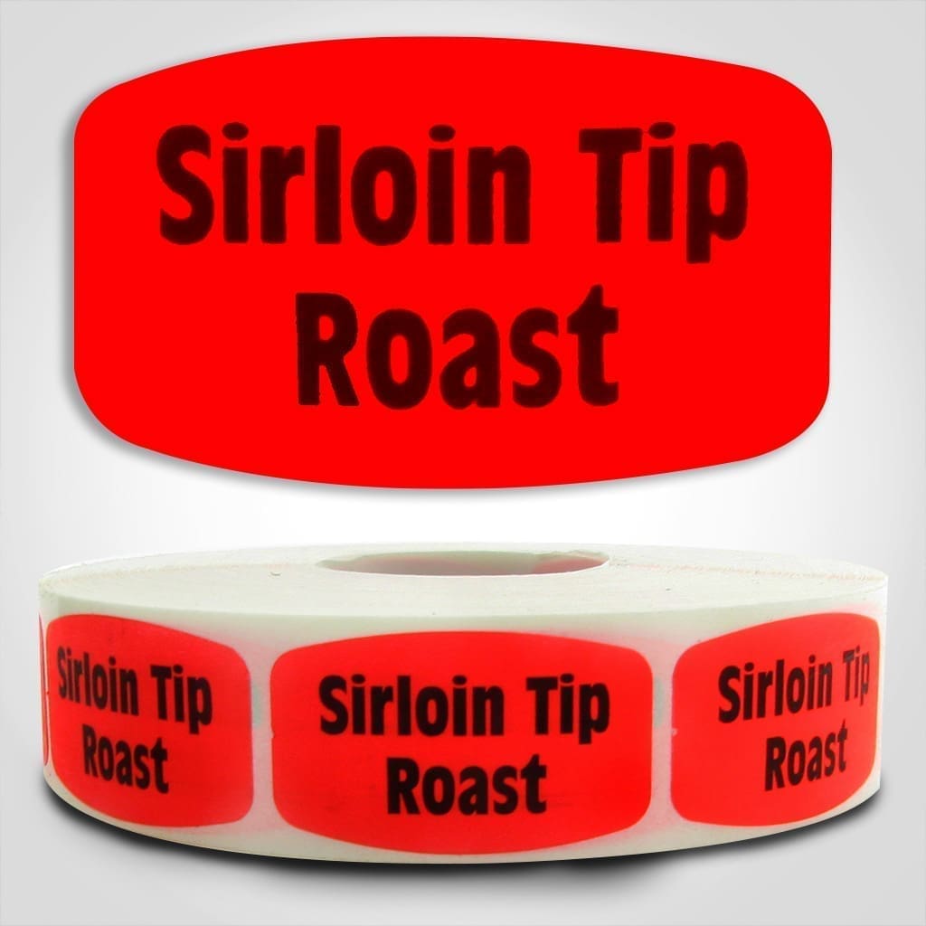 Sirloin Tip Roast Label Butcher Sticker – 1000/roll - Image 4