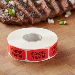 Carne Asada Label Butcher Sticker – 1000/roll