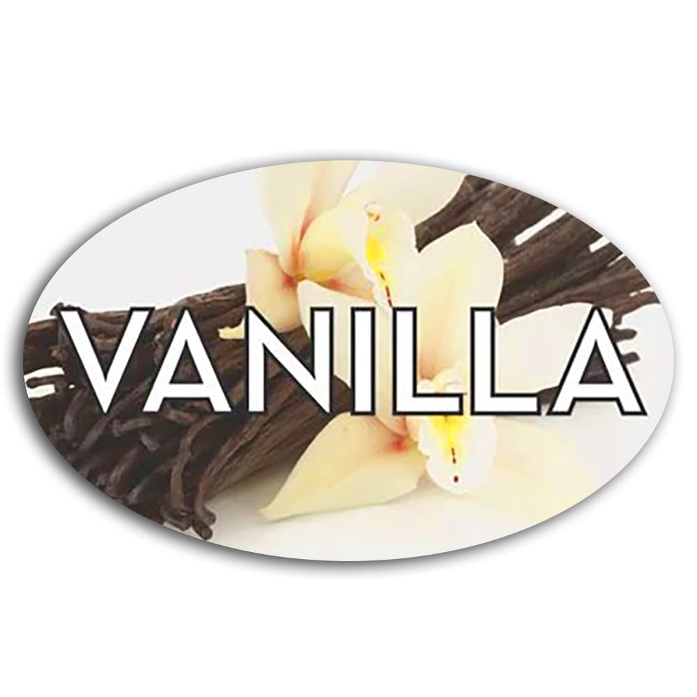 Vanilla Label Bakery Flavor Stickers – 500/roll - Image 3