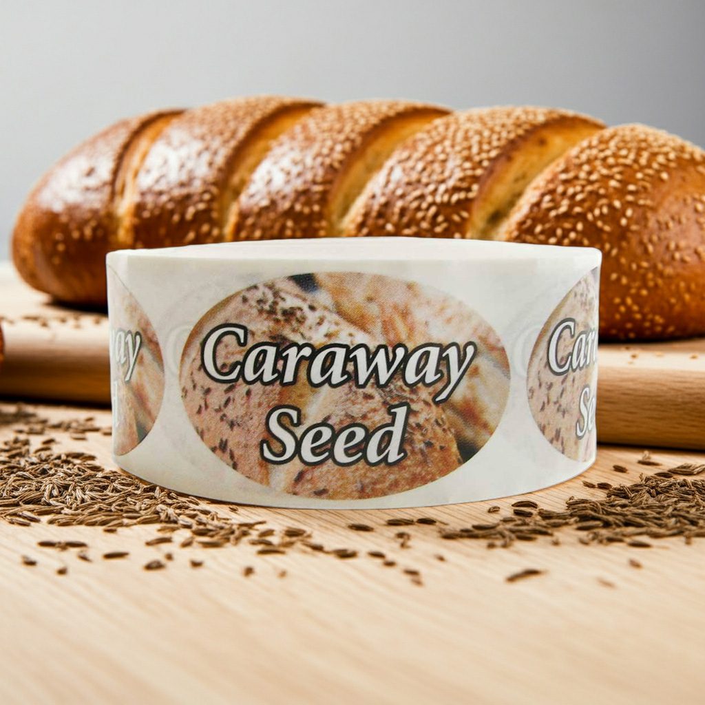 Caraway Label Bakery Flavor Stickers – 500/roll - Image 5