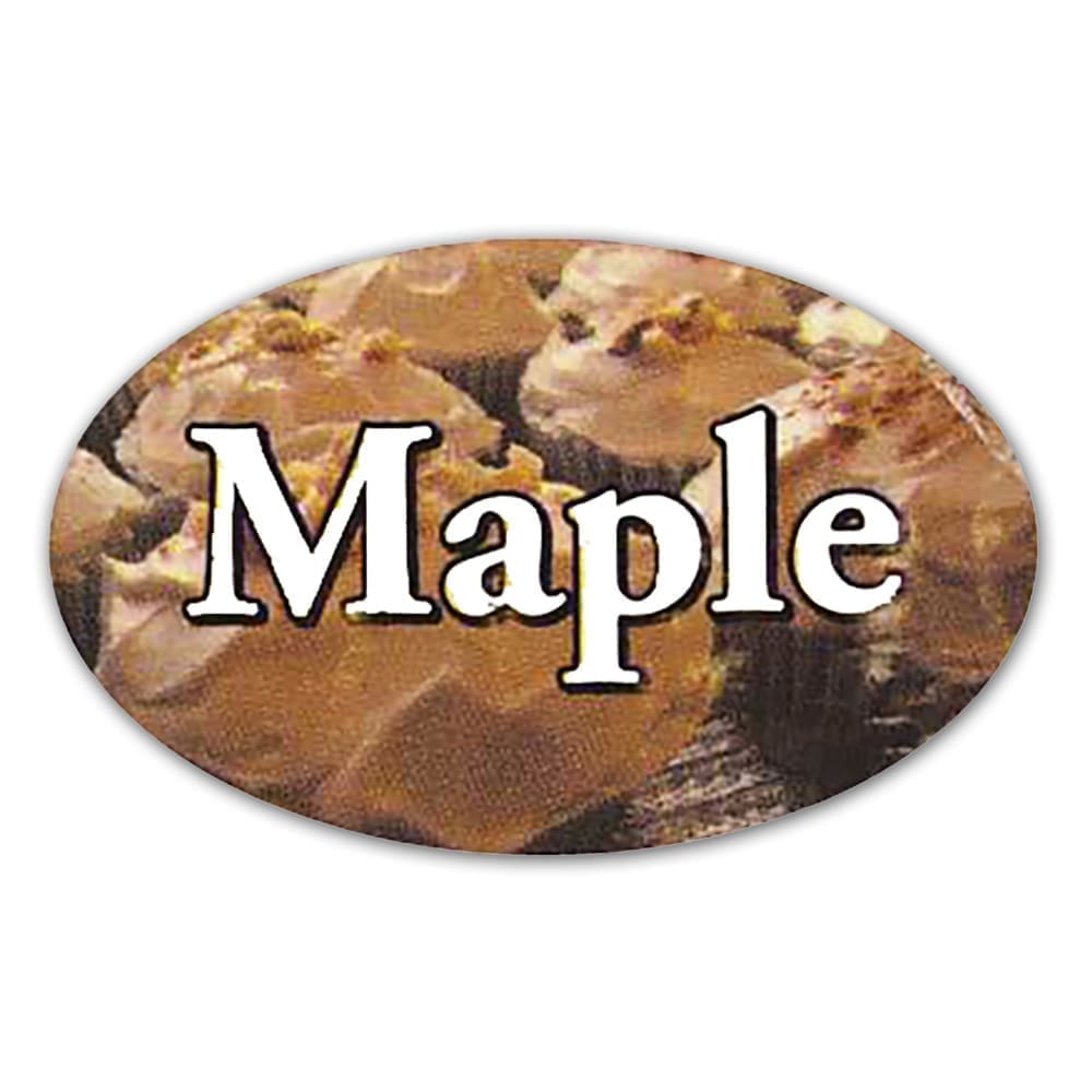 Maple Label Bakery Flavor Stickers – 500/roll - Image 3