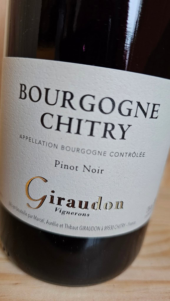 Domaine Giraudon Bourgogne Chitry Rouge - Image 3