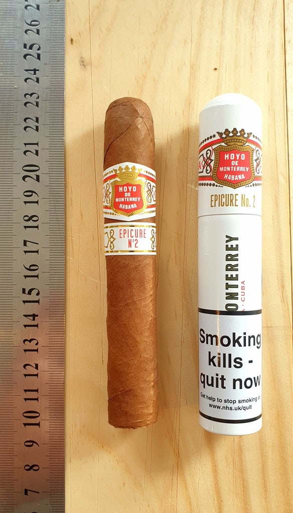 Hoyo de Monterrey Epicure No 2 Tubos – 1 Single Cigar - Image 2