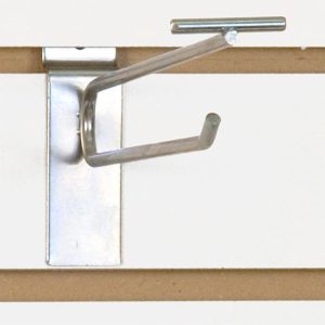 8″ Slatwall Scanner Hook – Zinc Finish – 100/case