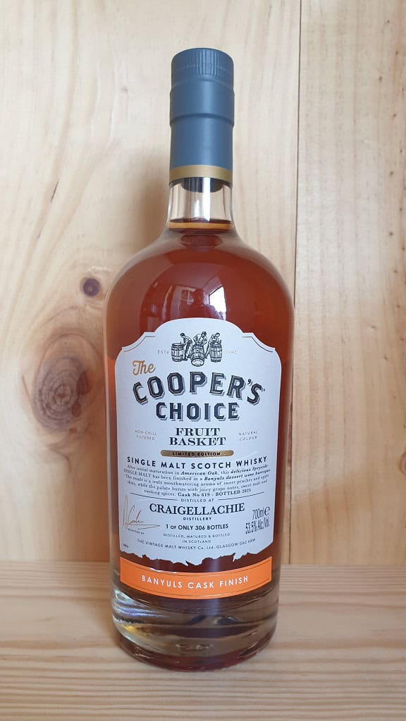 The Coopers Choice Craigellachie Fruit Basket Banyuls Cask Finish 53.5%