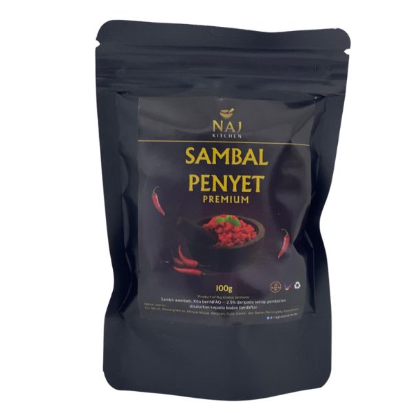 Sambal Penyet Premium Chilli Paste (100g) by NAJ KITCHEN