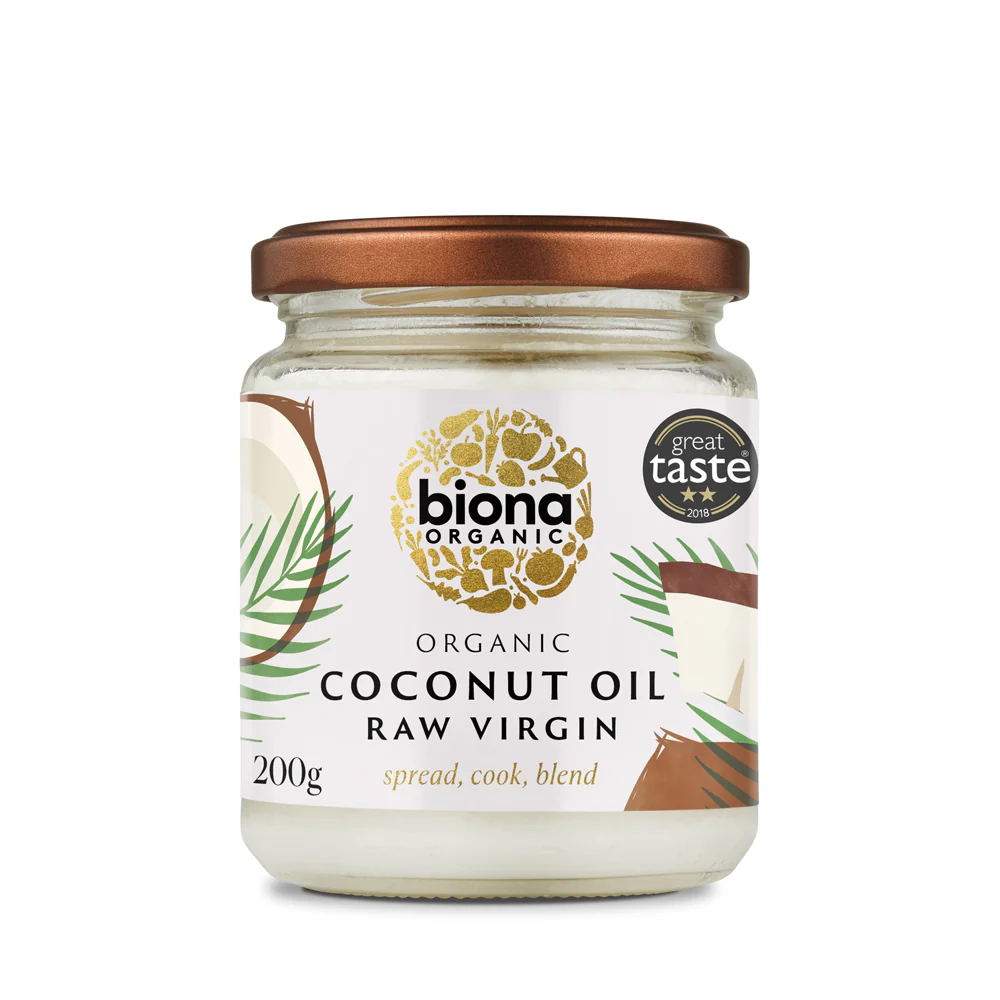 Biona Organic Raw Virgin Coconut Oil (200g) - Image 2