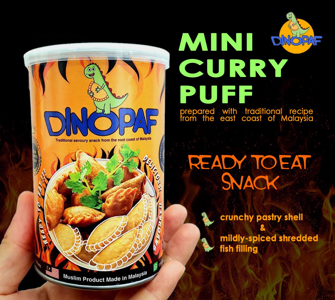 Mini Curry Puff Ready to Eat (100gm) by Salbros