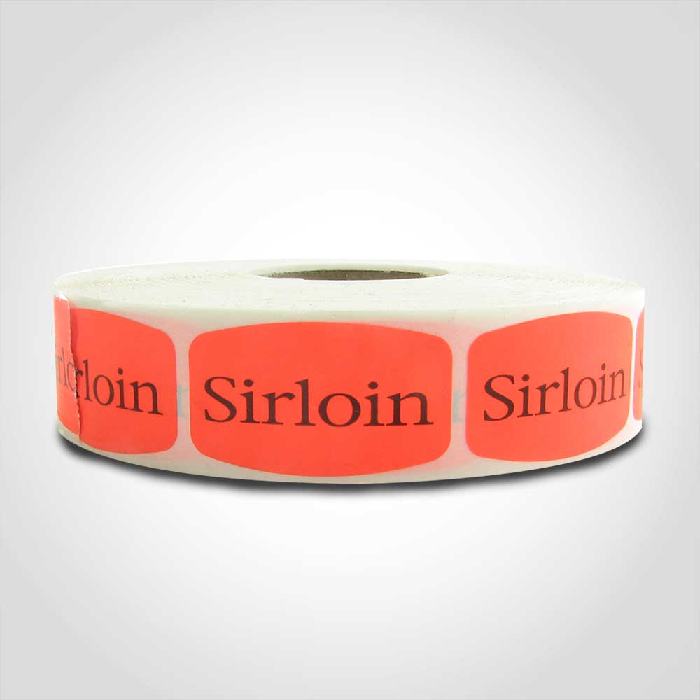 Sirloin Label Butcher Sticker – 1000/roll - Image 3